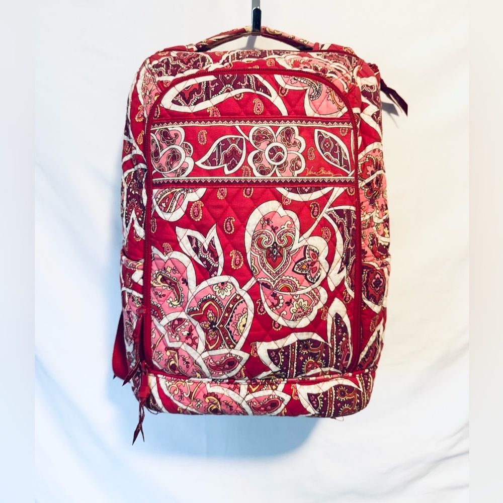 Vera Bradley Red and Pink Backpack